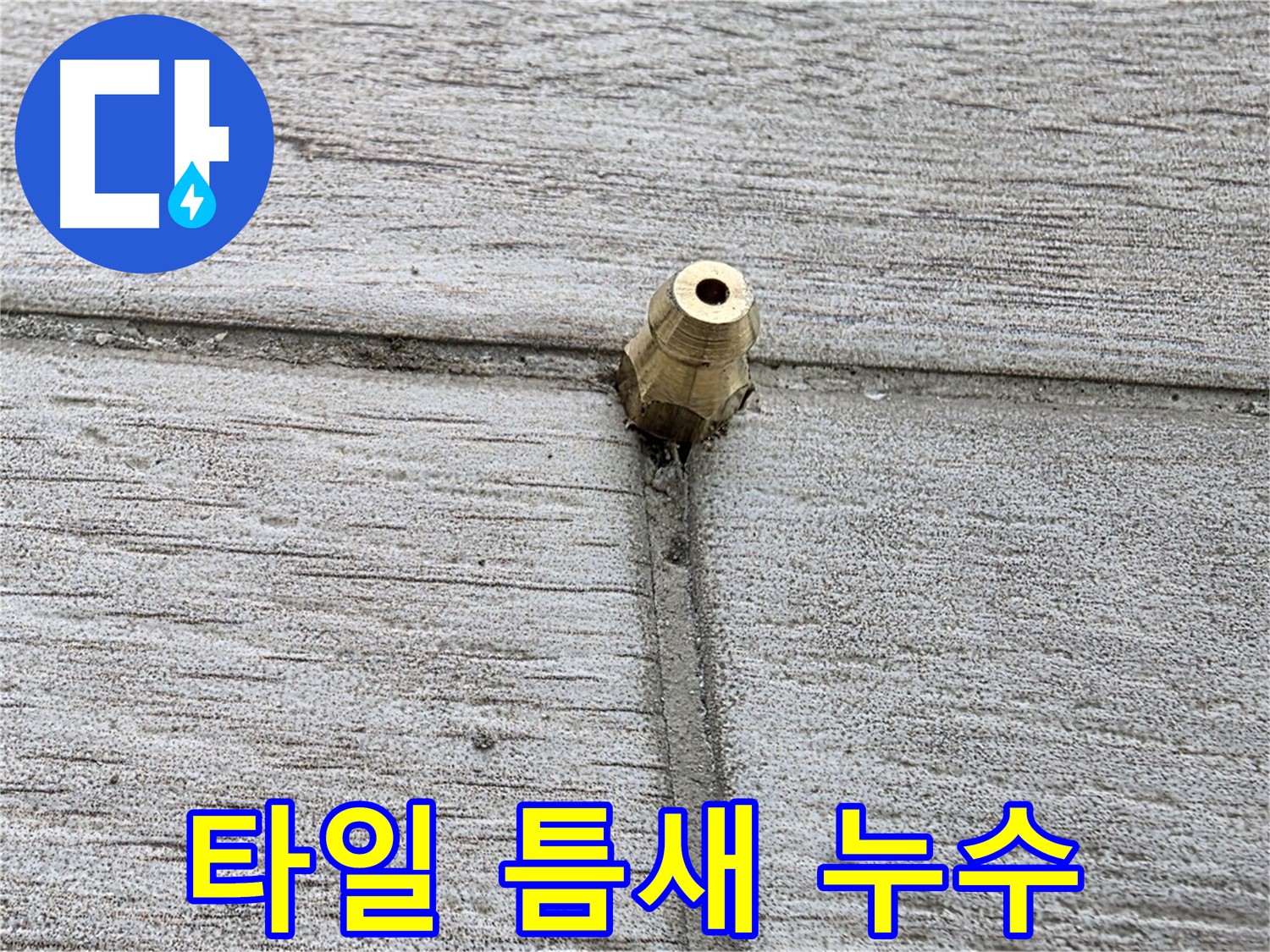 노원구 중계동 청구3차 아파트 누수 - 타일 틈새에 누수 흔적을 발견하고 정밀 검사를 진행합니다
