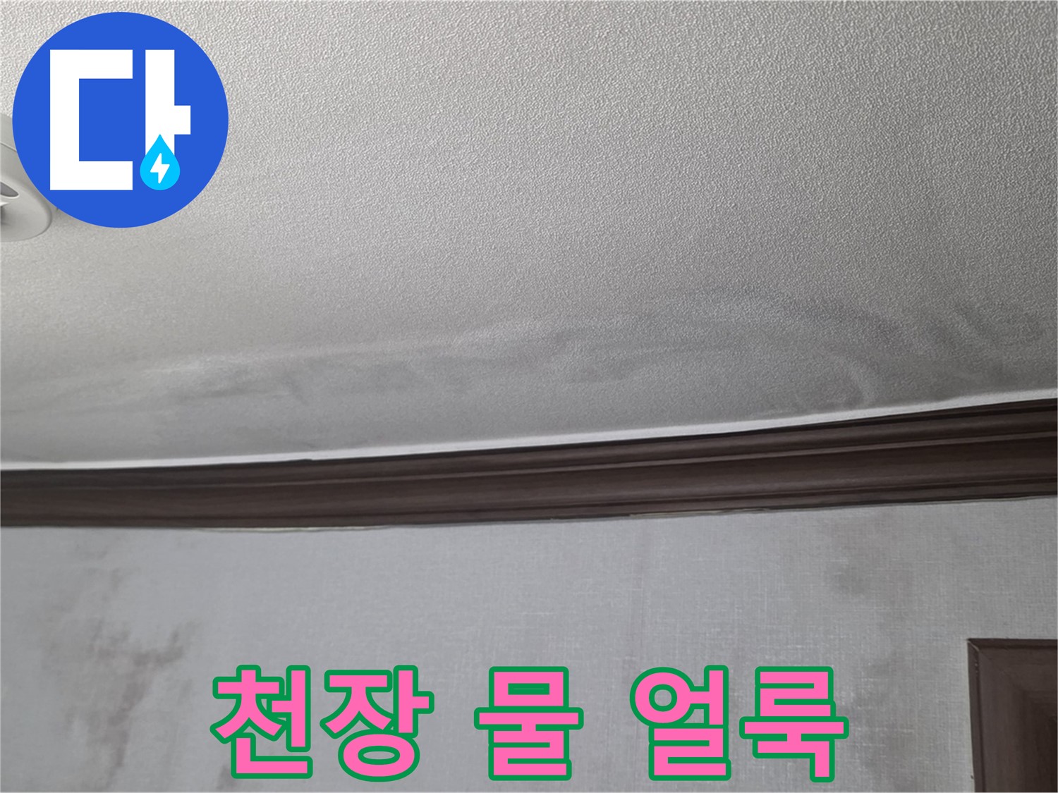 강북구 미아동 빌라 천장 누수 - 물 얼룩은 누수의 초기 신호일 수 있습니다