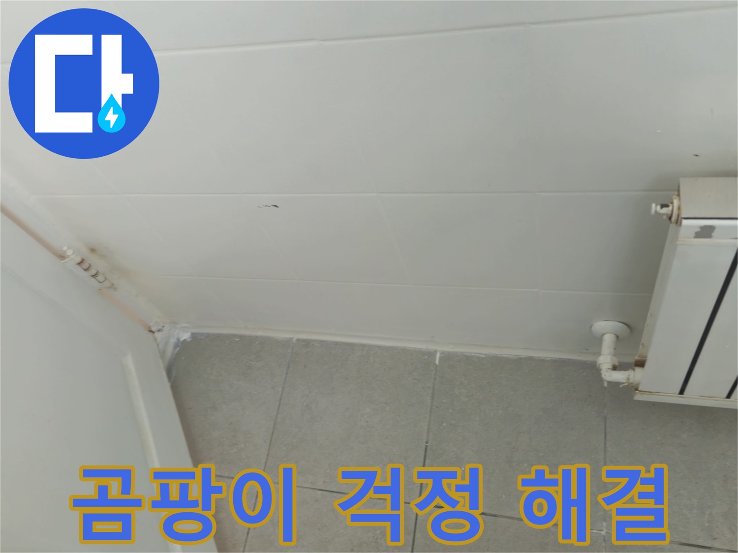 화도읍 아파트 욕실 벽 누수 - 두산아파트 곰팡이 걱정 해결
