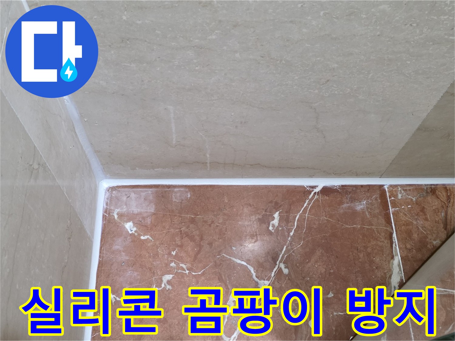 욕실 실리콘 곰팡이 방지 시공 - 곰팡이 걱정 없는 깨끗한 욕실!