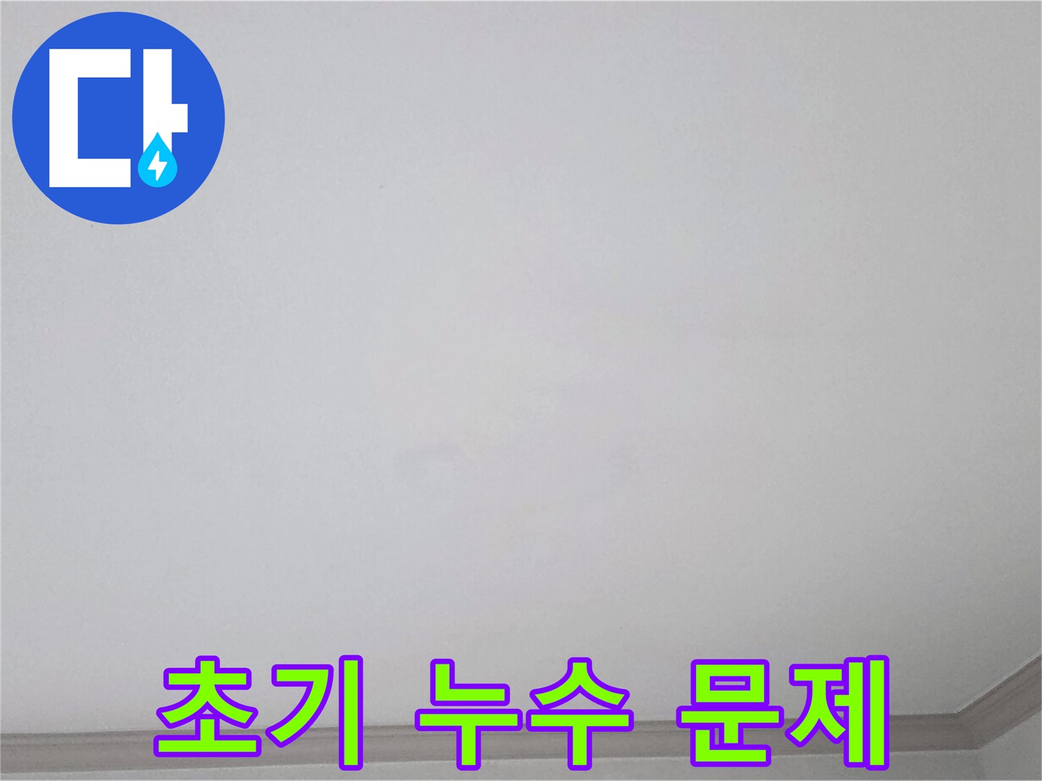 논현주공1단지 천장 - 초기 누수 문제 해결을 위한 전문 진단 및 사후 관리