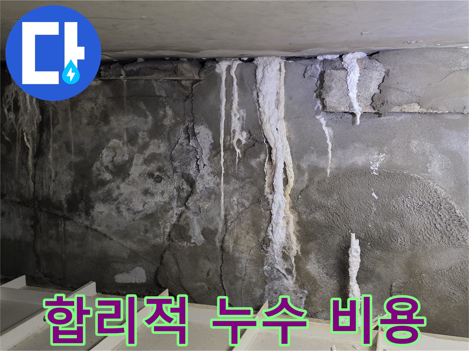 분당 운중동 건물 누수 - 주차장 누수 - 합리적 비용 제시