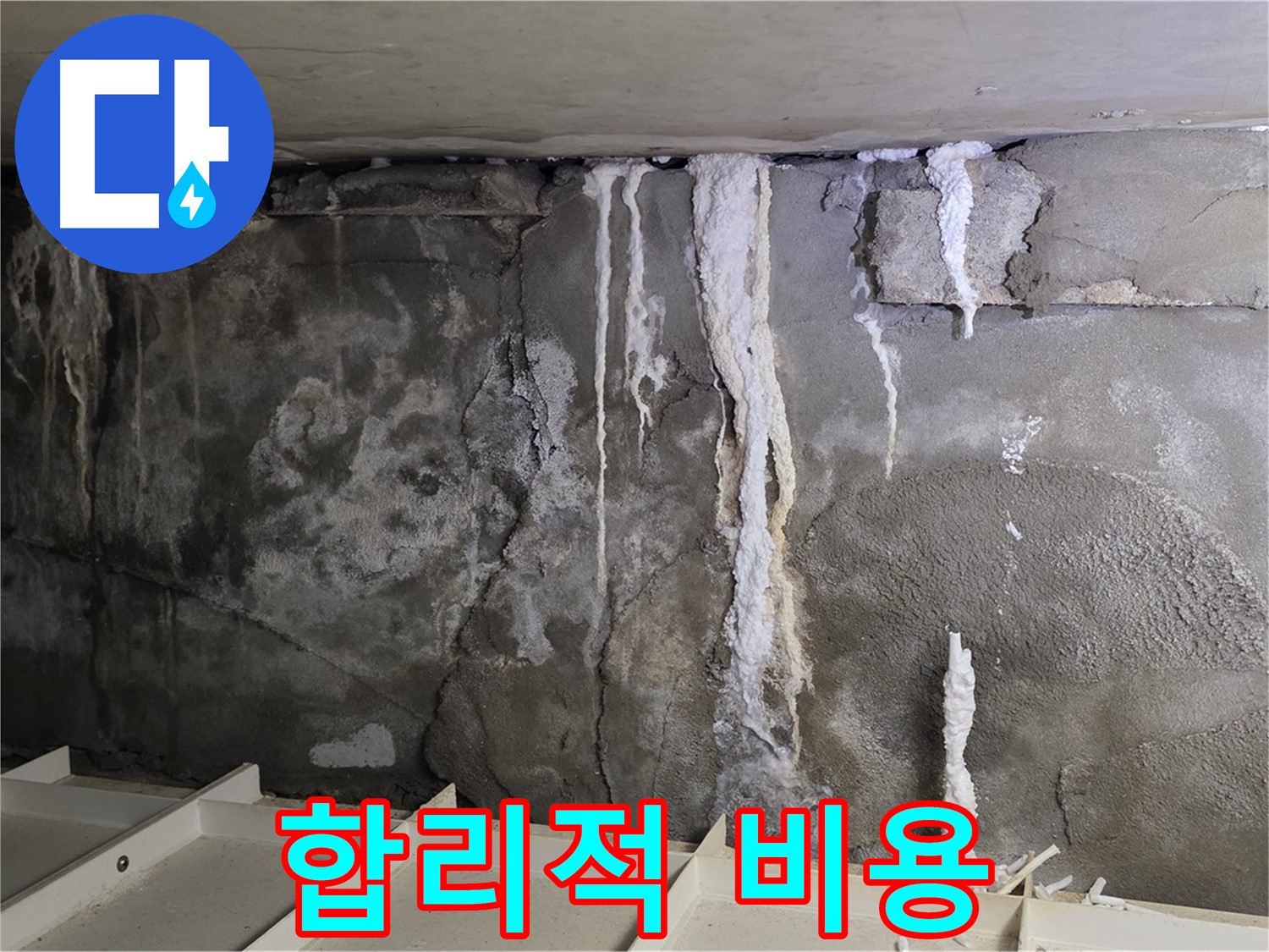 분당 운중동 건물 누수 - 콘크리트 누수 - 합리적 비용으로 해결