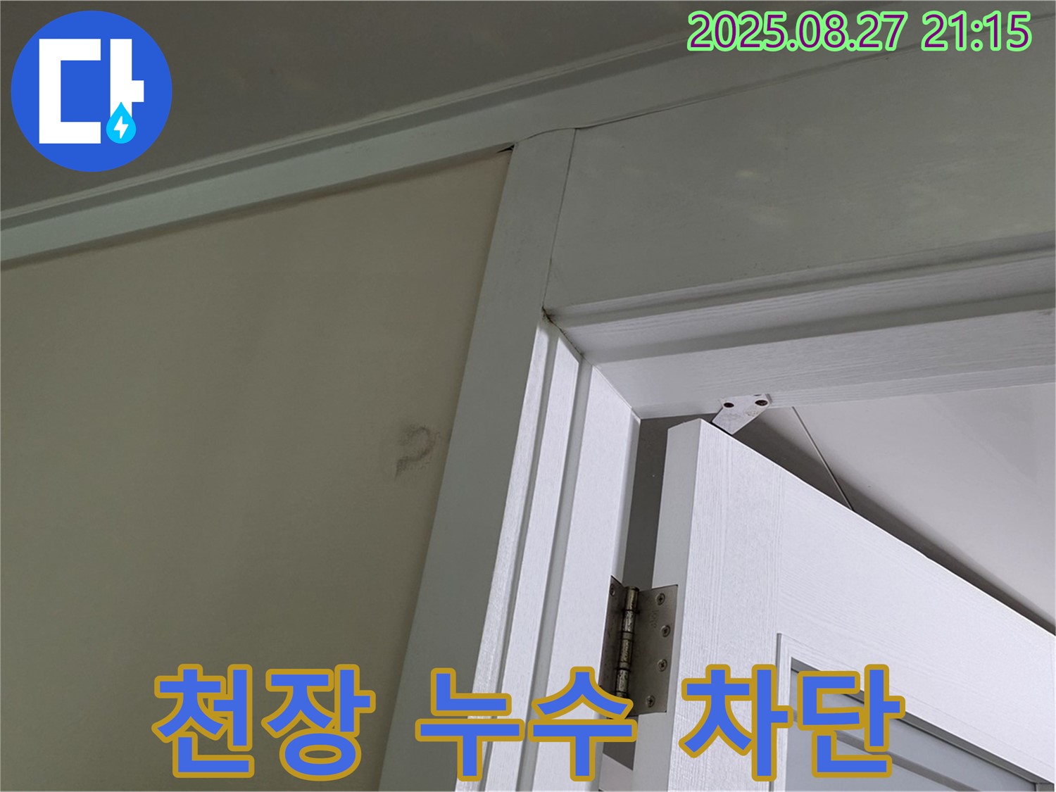 분당 운중동 산운마을 아파트 천장 누수 차단 - 전문 장비와 기술력으로 누수를 완벽하게 차단하는 시공 과정입니다.