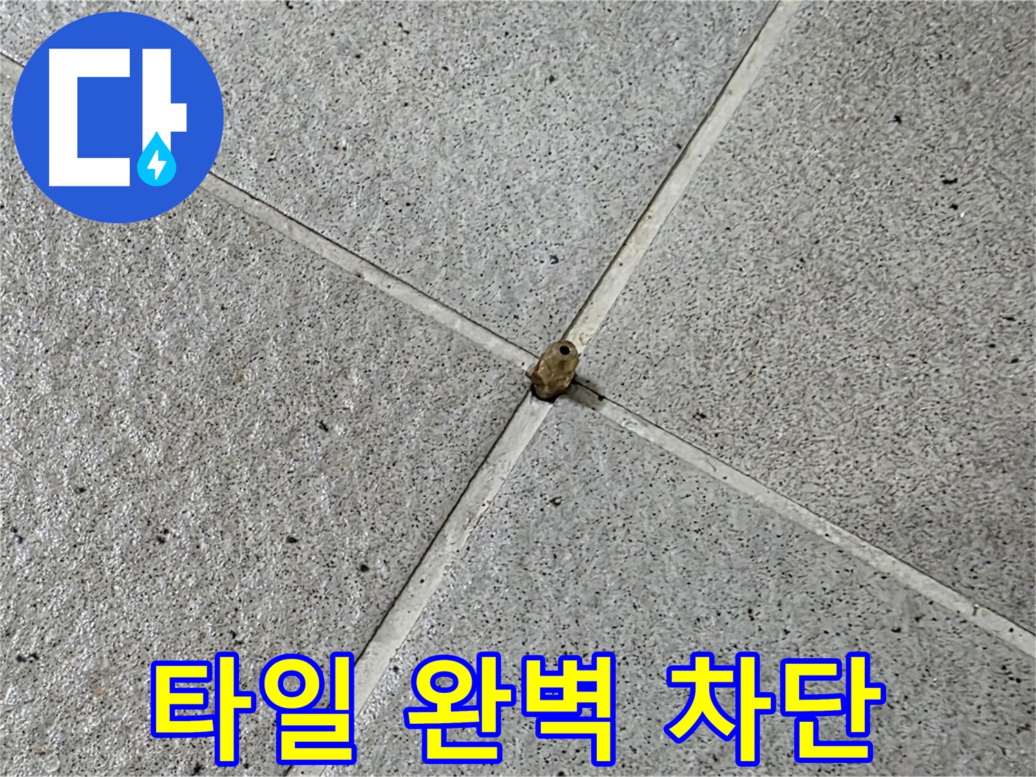 분당구 운중동 산운마을 - 타일 핀 완벽 차단으로 누수 걱정 해결