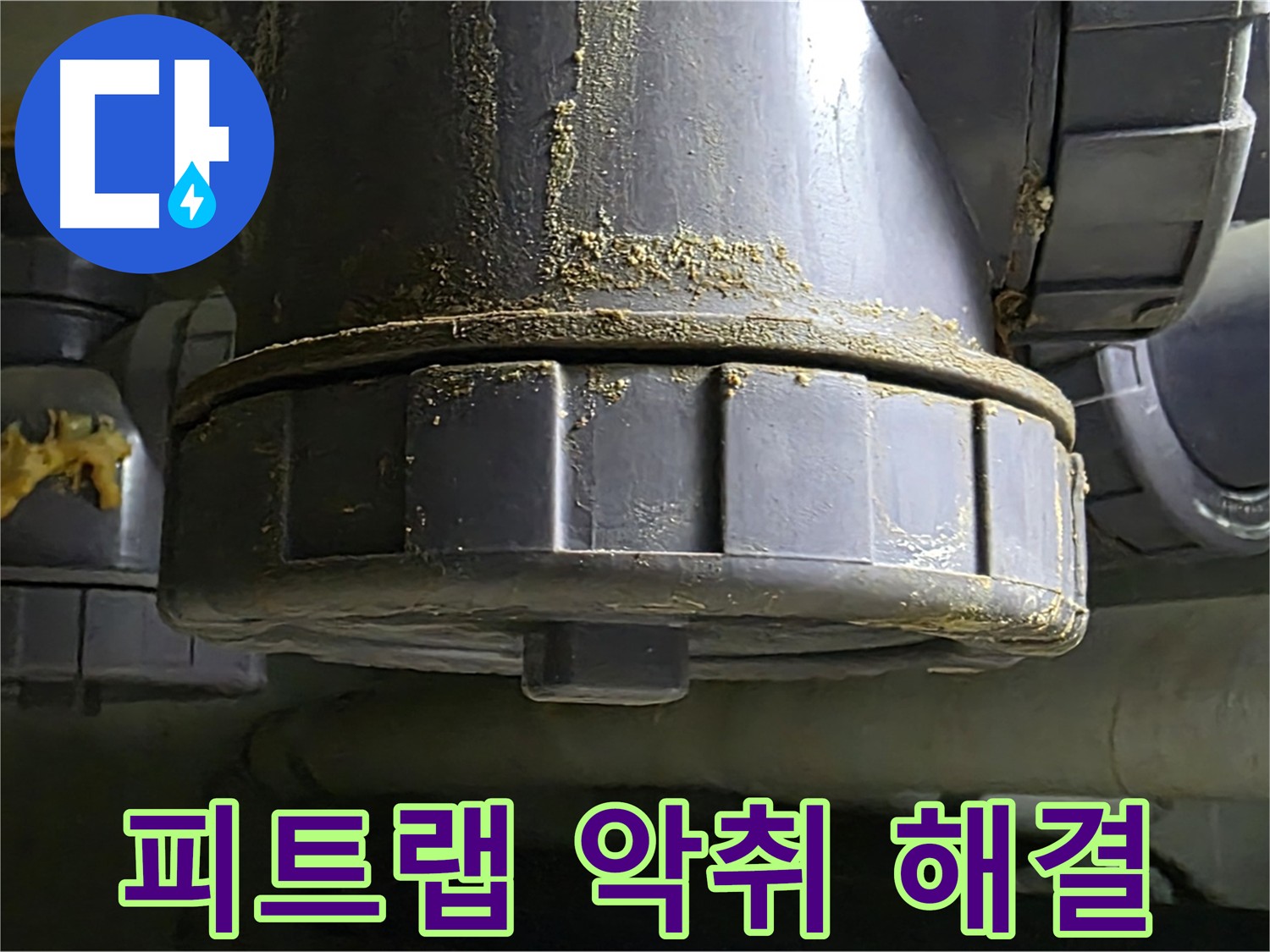 피트랩 누수로 인한 악취와 하수 역류 - U자 배관의 문제