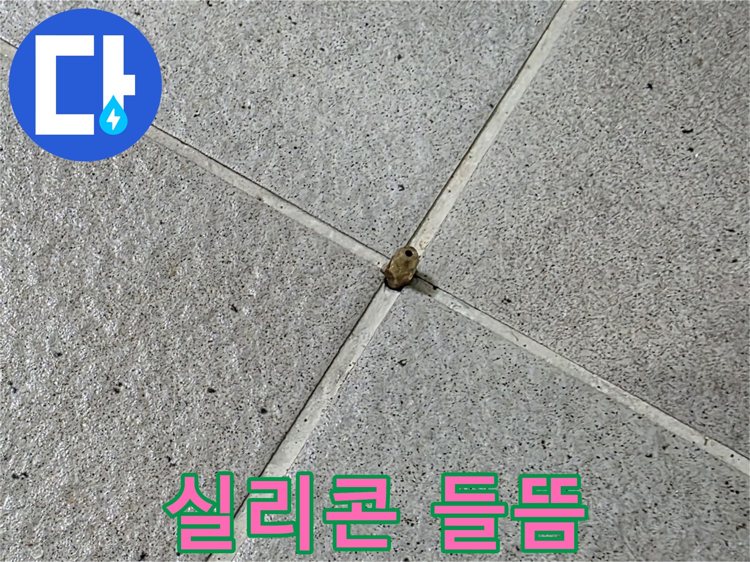 성남 분당 산운로 아파트 - 타일 틈새 실리콘 들뜸, 누수의 시작일 수 있습니다.