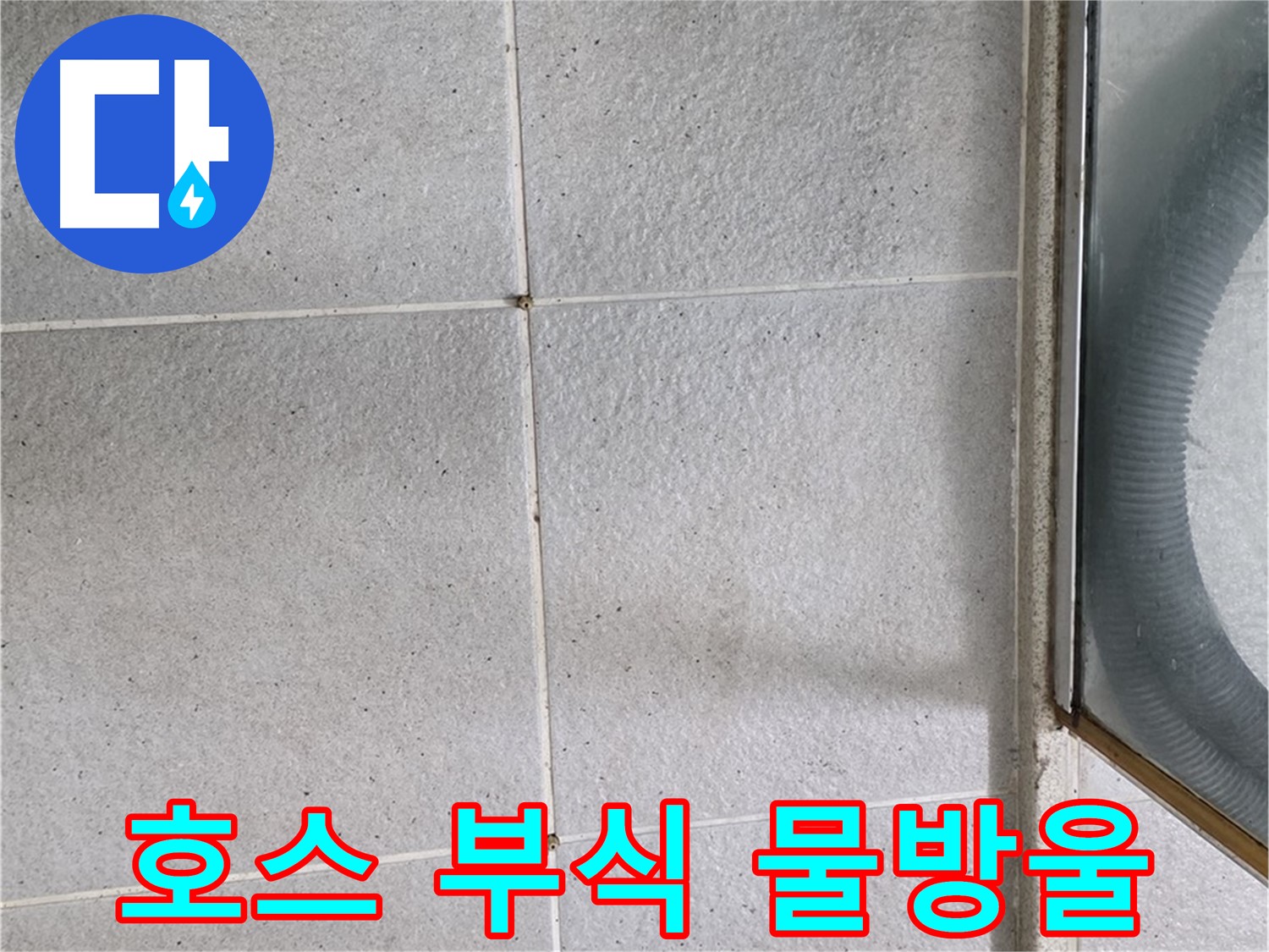 운중동 욕실 샤워기 - 호스 연결 부위 부식과 물방울은 누수의 초기 증상일 수 있습니다.