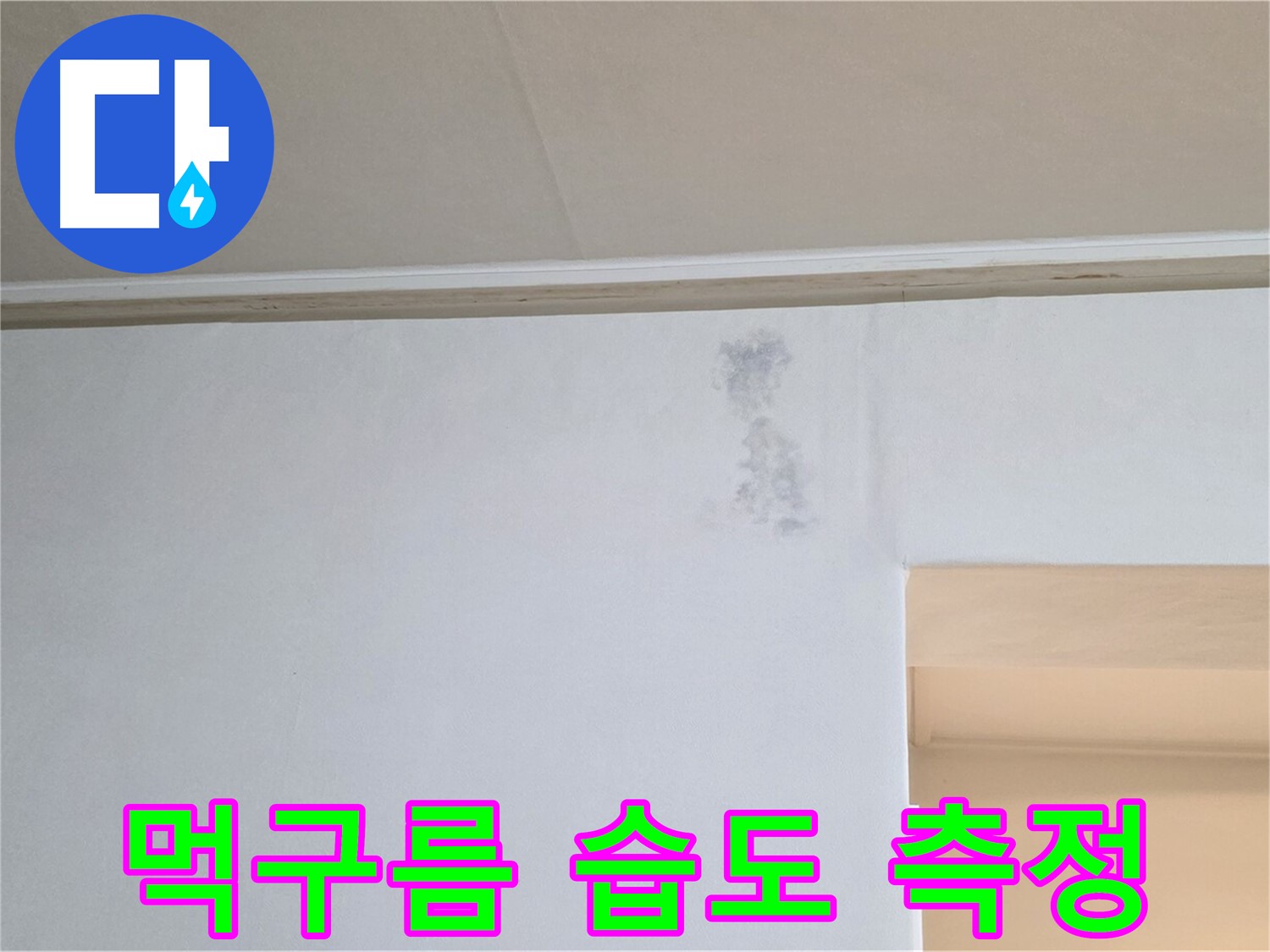 먹구름 얼룩 습도 측정 - 곰팡이 & 습기 원인 과학적 분석