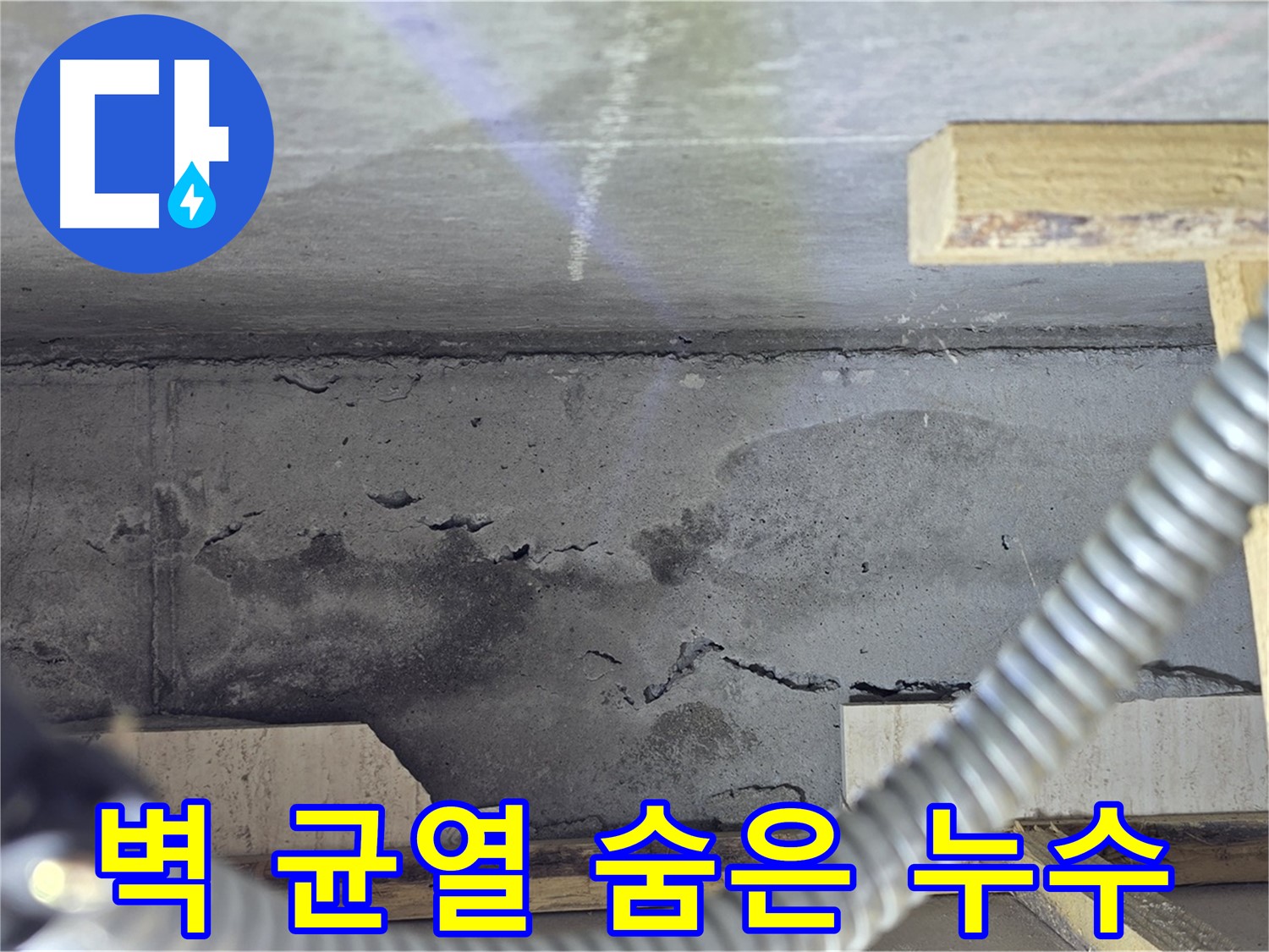 벽 균열 숨은 누수 진단 - 첨단 장비