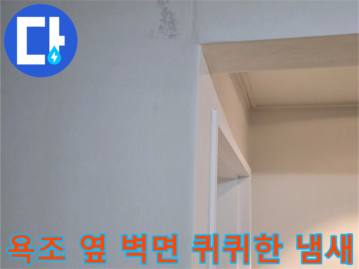 일동 기산리 아파트 욕조 옆 벽면 퀴퀴한 냄새 - 긴급 누수 점검 및 해결