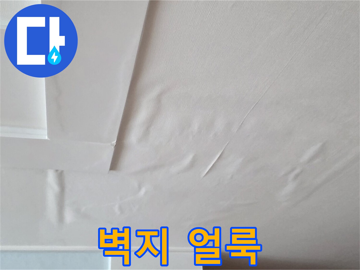 일동기산베스트빌 아파트 천장 누수 - 벽지 얼룩과 곰팡이 발생