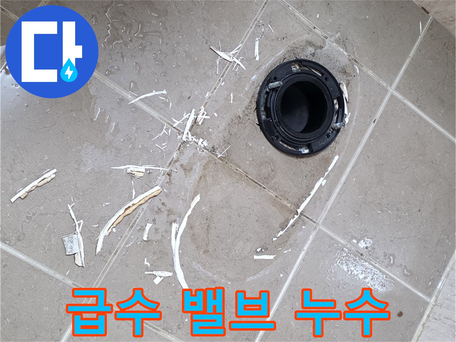 포천 일동 아파트 변기 누수 - 급수 밸브 누수, 부식된 부품 교체로 해결
