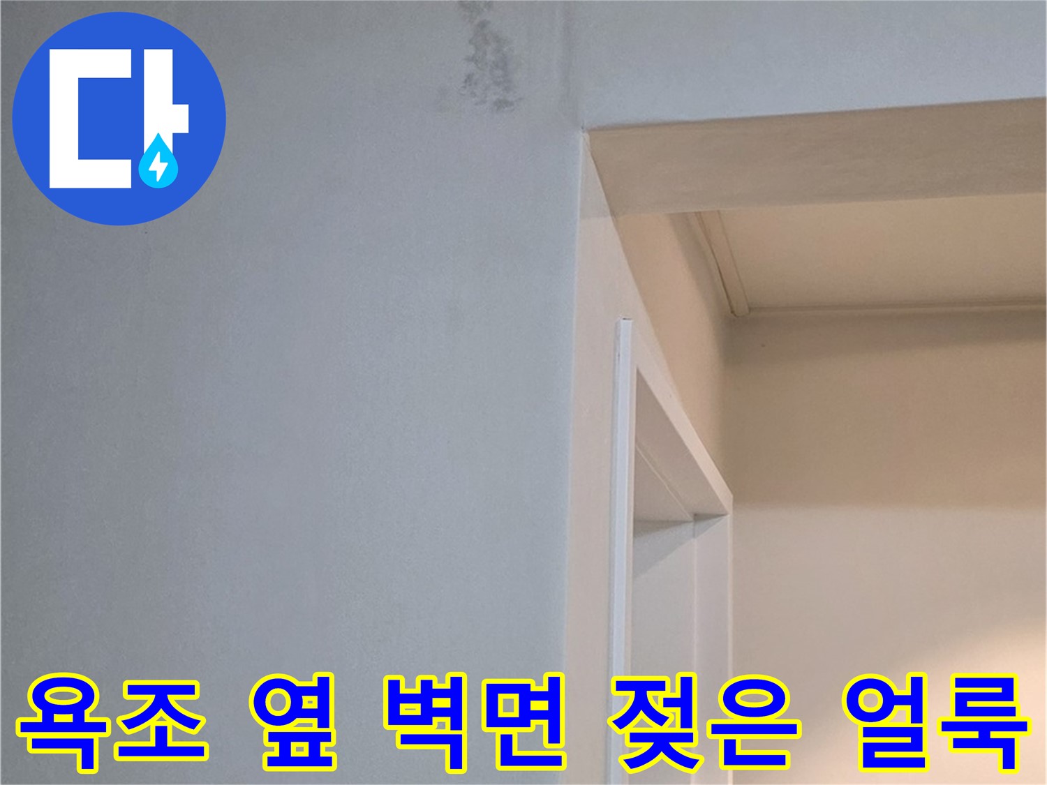 포천시 일동면 기산리 아파트 욕조 옆 벽면 젖은 얼룩 - 누수 가능성 진단