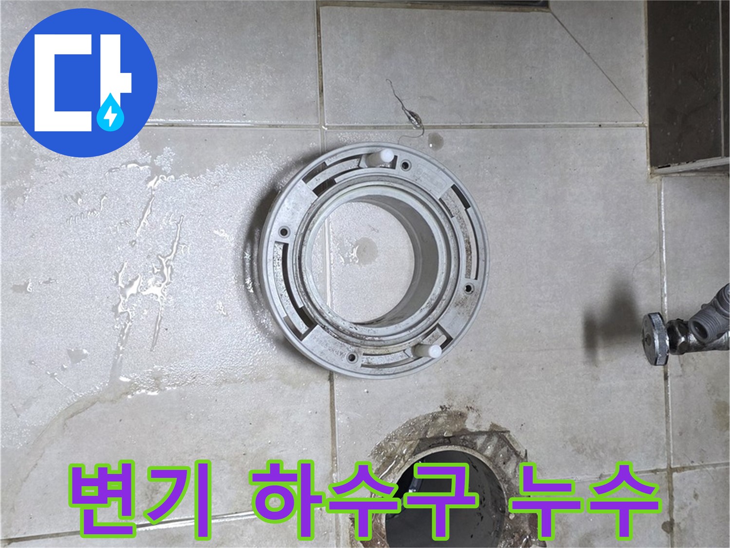 양주 옥정 율정마을 아파트 변기 하수구 주변 누수 - 누수 전문가의 완벽 차단 시공
