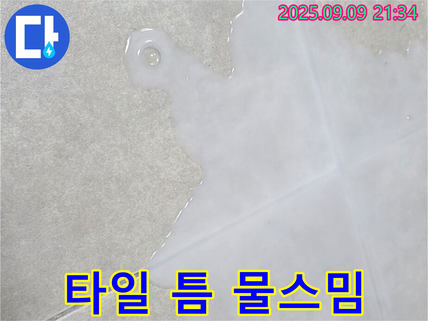 옥정 율정마을 아파트 타일 틈 물스밈 - 확실한 진단, 맞춤 시공 제공