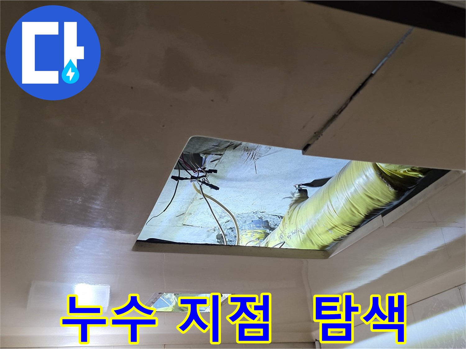 신사동 새절역 현대아파트 천장 - 정확한 누수 지점을 찾기 위한 정밀 탐색