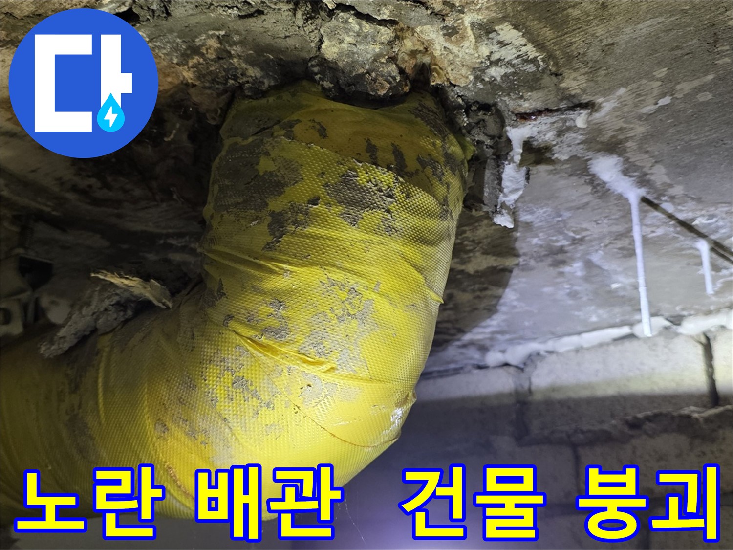 축축한 천장, 노란 배관의 마지막 절규 - 누수 방치 시 건물 붕괴 위험 - 새절역 현대아파트 누수 긴급 점검