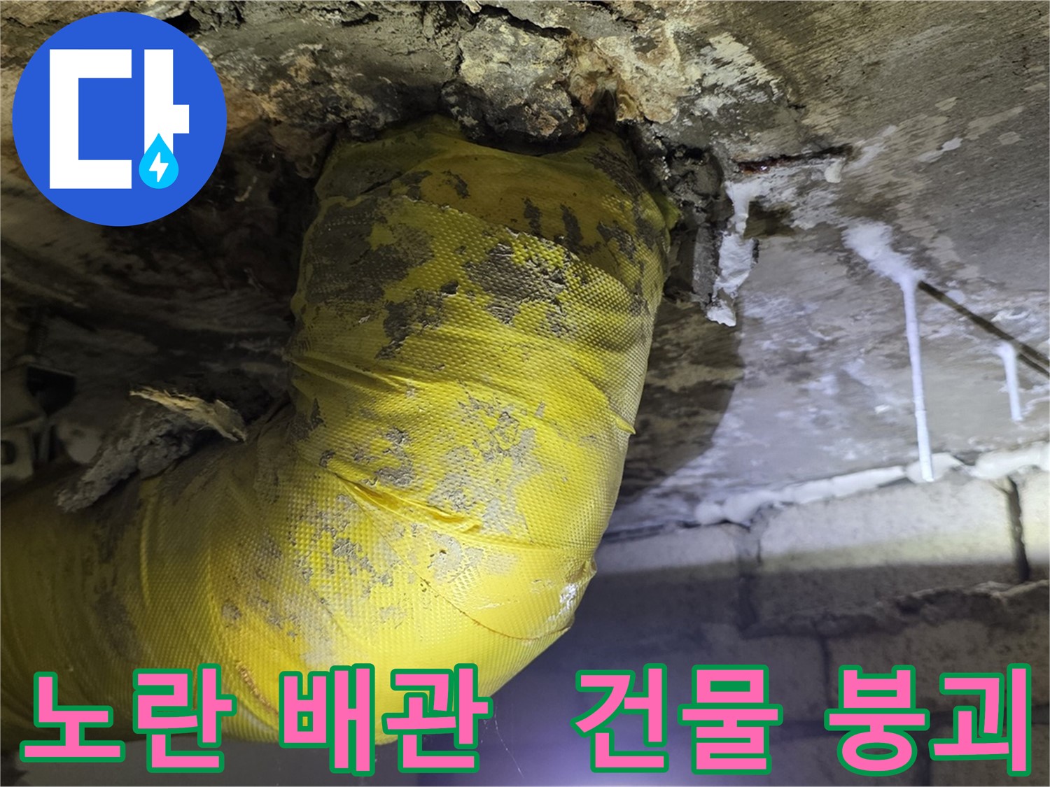 축축한 천장, 노란 배관의 신음 - 누수 방치 시 건물 붕괴 위험 - 새절역 누수 긴급 점검