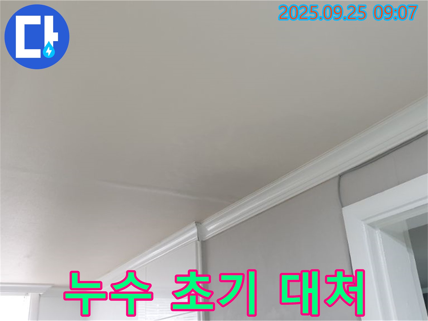양주시 백석읍 연곡리 천장 누수 - 누수 발생 시 초기 대처 요령을 알려드립니다.