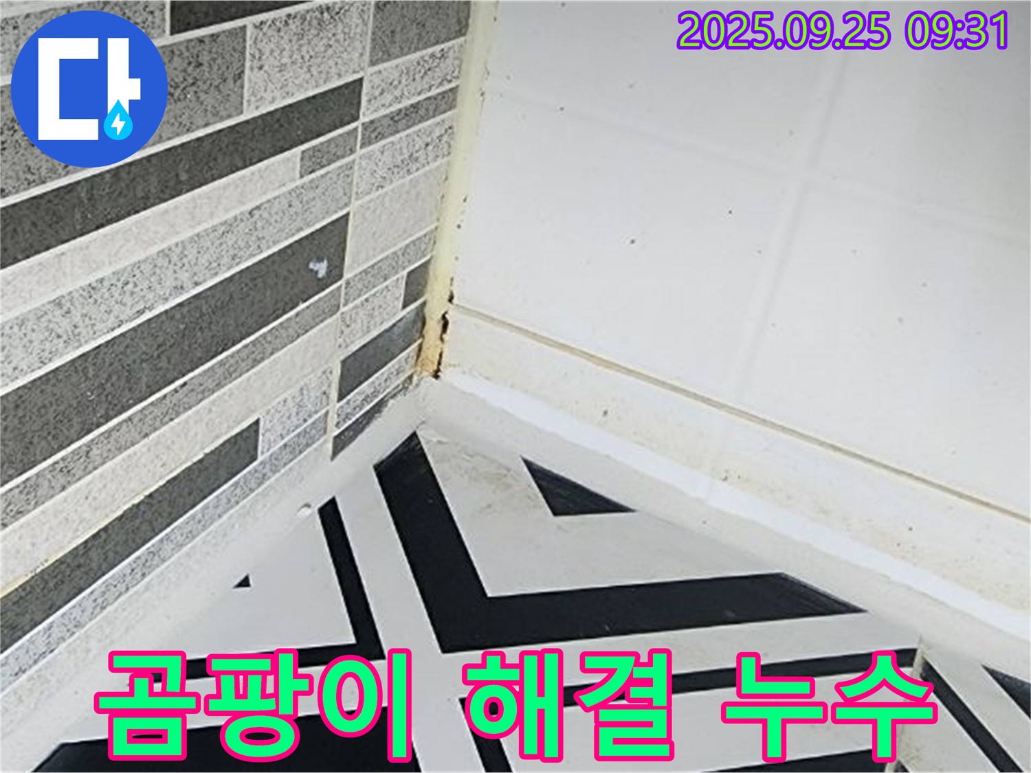 양주시 백석읍 오산리 - 곰팡이 없는 깨끗한 욕실 - 누수 문제 해결 후 쾌적한 환경