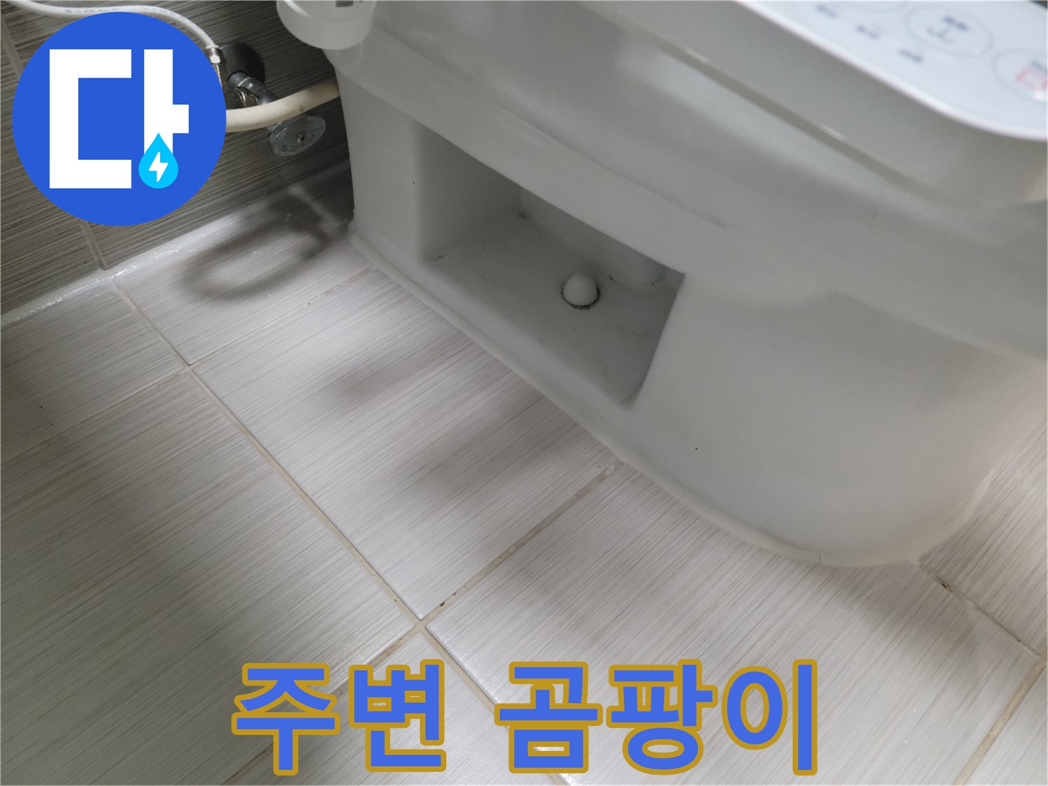 동두천 변기 누수 - 주변 곰팡이 - 건강 주의