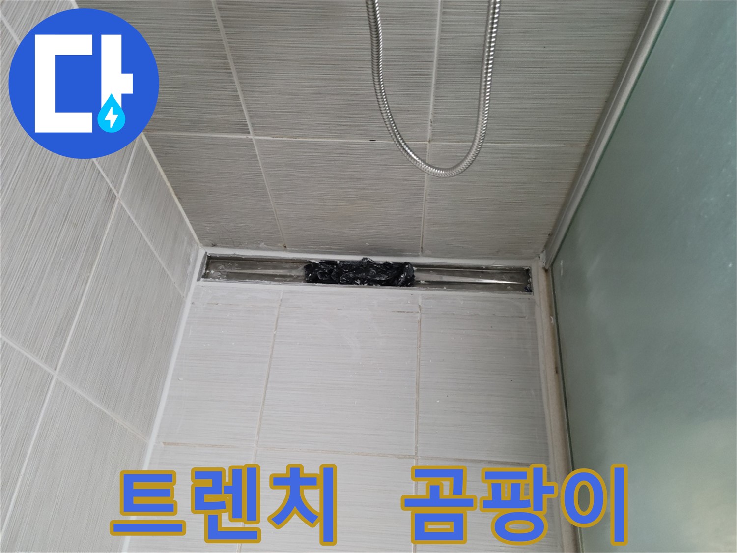 샤워부스 트렌치 - 곰팡이 아지트 - 건강 위협!