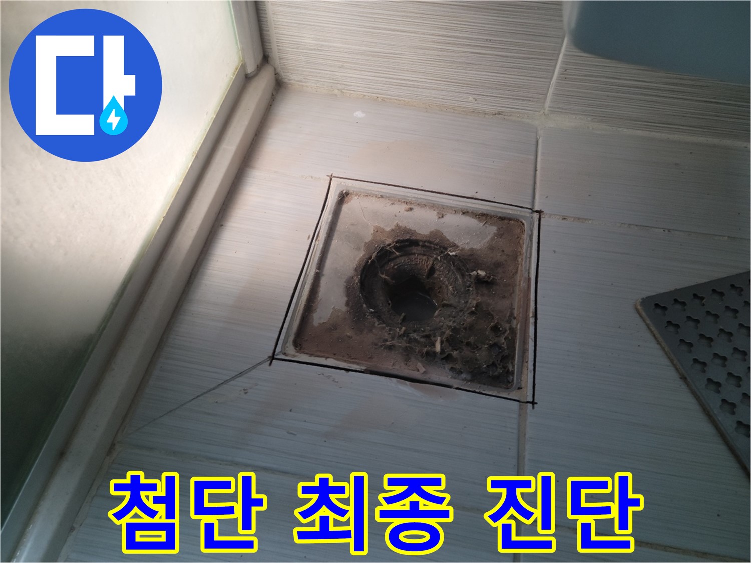 신창비바패밀리 욕실 배수구 - 첨단 장비 풀가동 최종 진단!