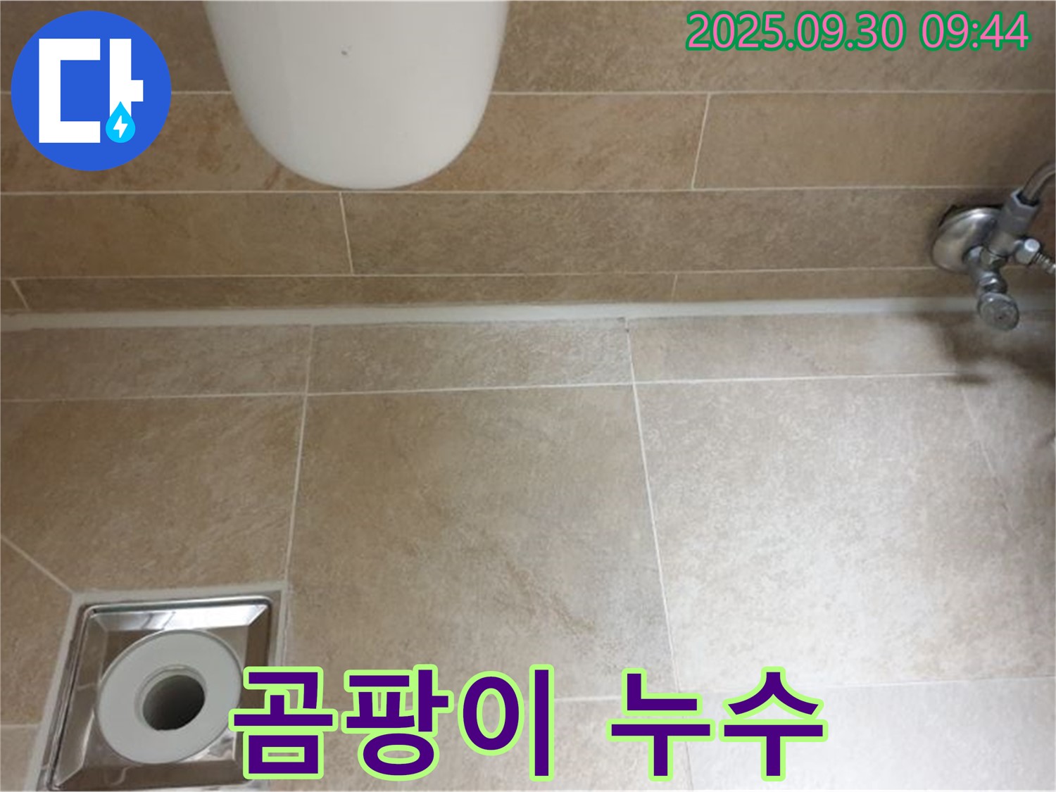 양주시 광적면 석우리 변기 테두리 곰팡이 누수 - 꼼꼼한 시공으로 완벽 해결!
