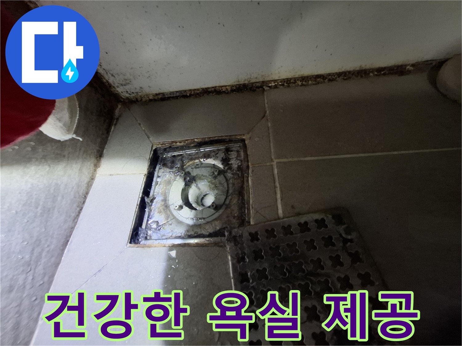 봇들마을2단지 아파트 욕실 - 곰팡이 제거 - 건강한 욕실 제공