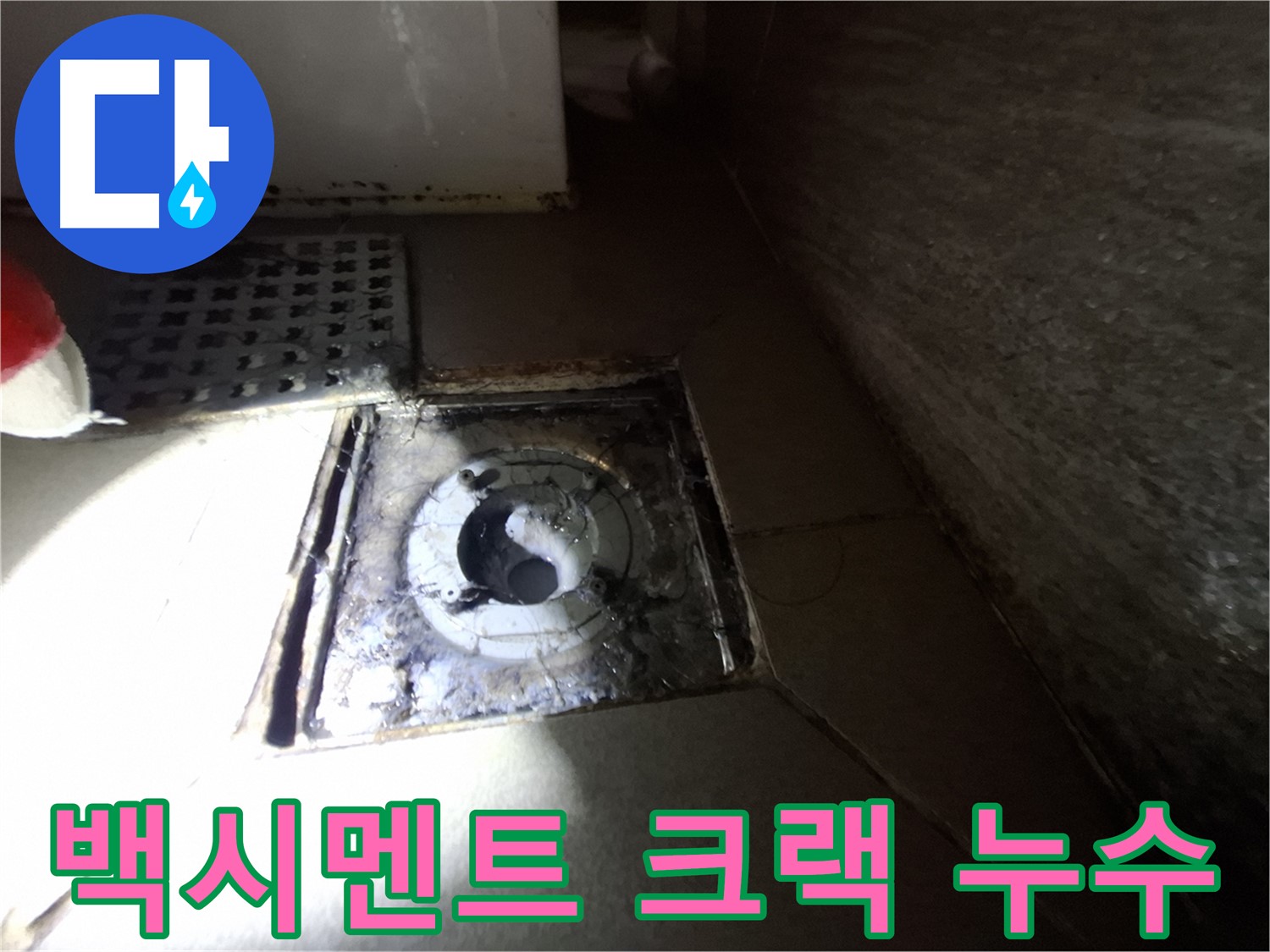 분당 삼평동 봇들마을 욕실 백시멘트 크랙 - 누수 점검, 꼼꼼한 관찰 필요