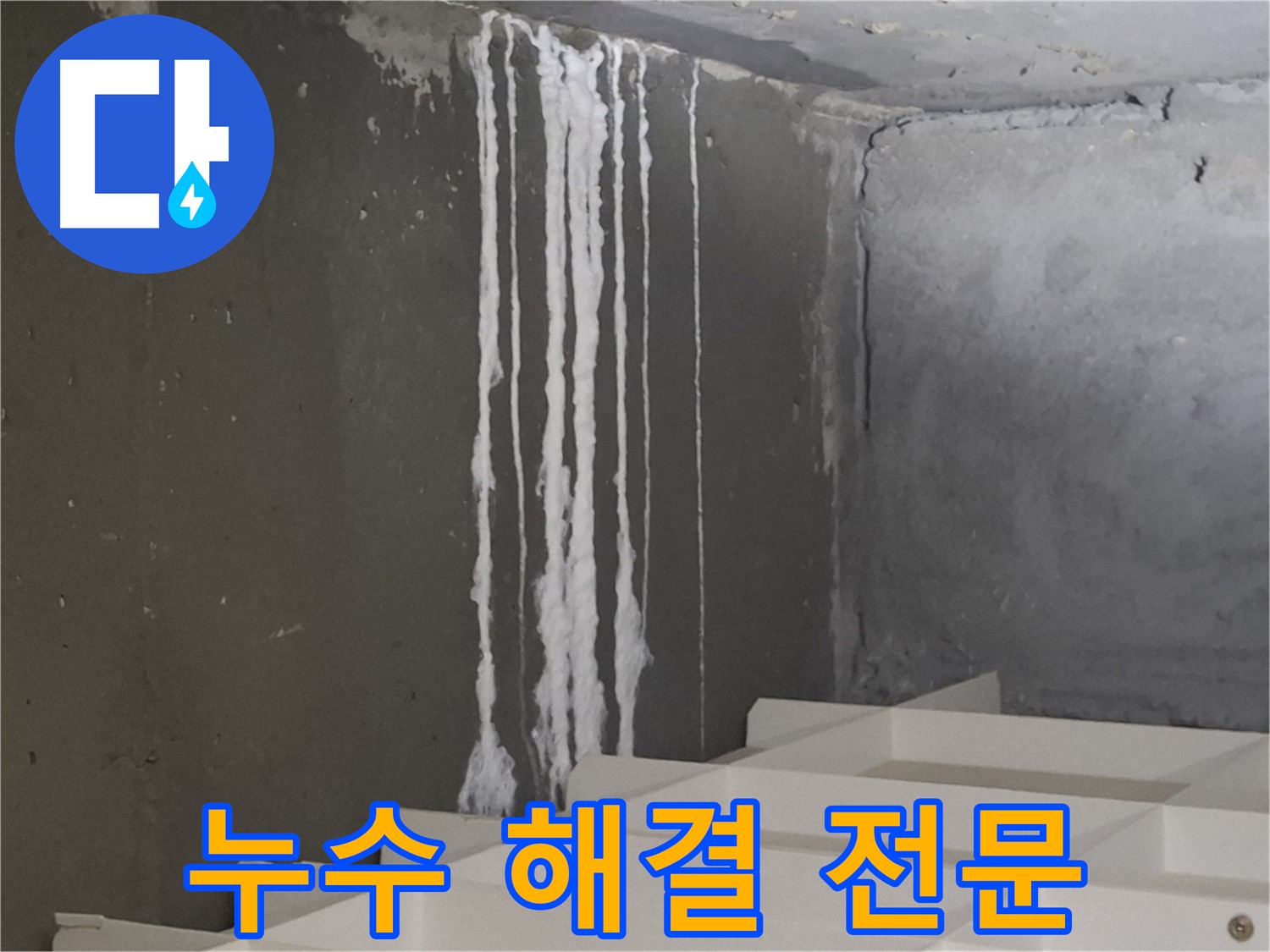 판교 봇들마을 아파트 누수 - 계단 석회수 누수 해결 전문! 누수 문제, 더 이상 고민하지 마세요.
