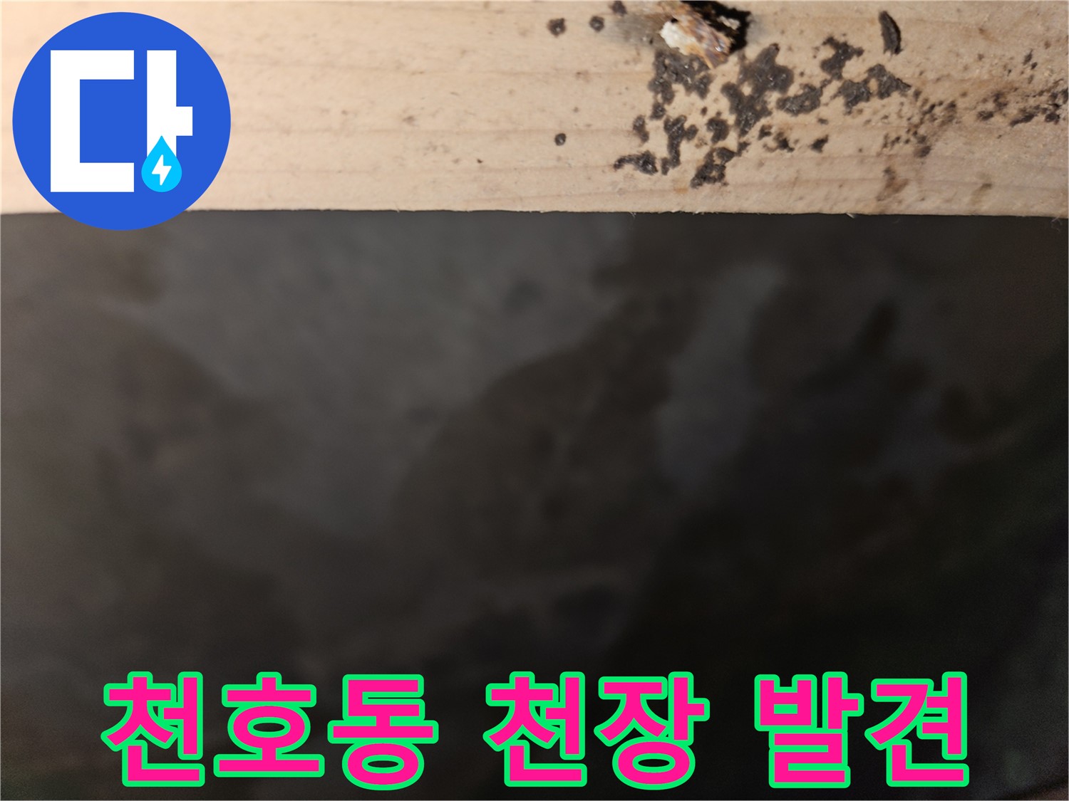 천호동 아파트 누수 - 천장 누수 초기 발견 - 빠른 조치 필요