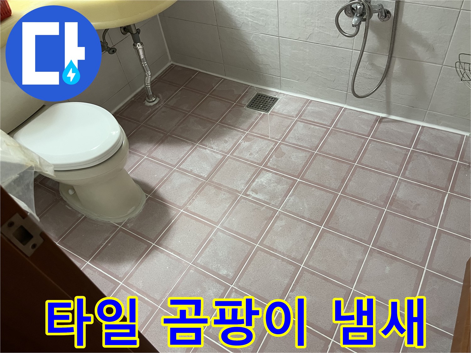금천구 독산동 형제빌 - 타일 곰팡이 냄새 - 곰팡이 제거 및 환기 필요