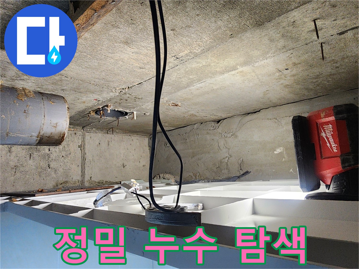 시흥시 장곡동 숲속마을아파트 224동 누수 탐지 - 정밀 탐색 작업