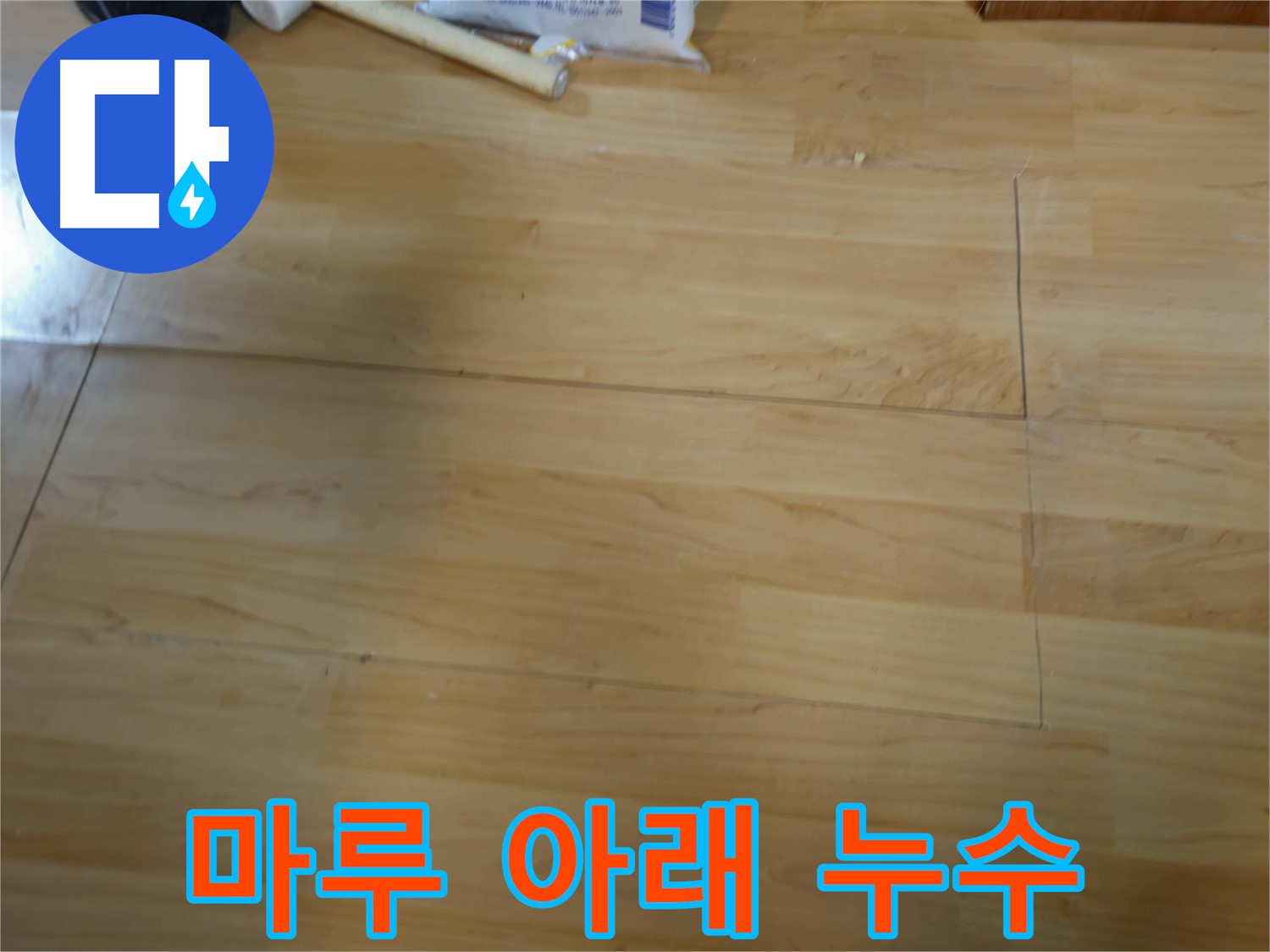 송파구 오금동 누수 - 마루 아래 숨겨진 누수 원인 탐지