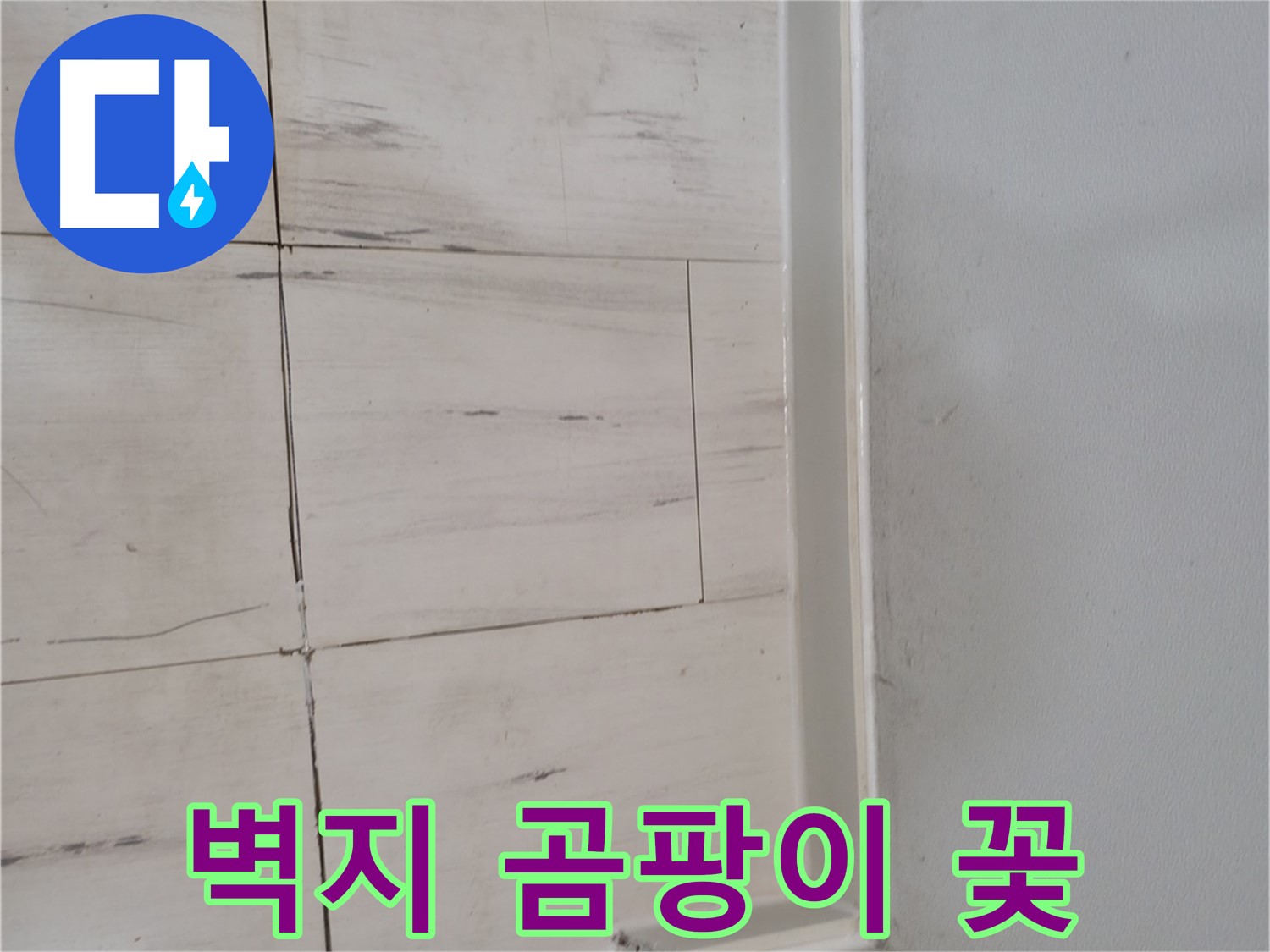 벽지 곰팡이 - 누수 초기