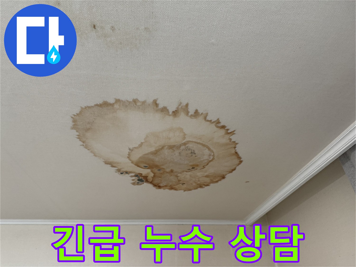 세검정동 101동 누수 - 천장 누수 발생 - 24시간 긴급 누수 상담