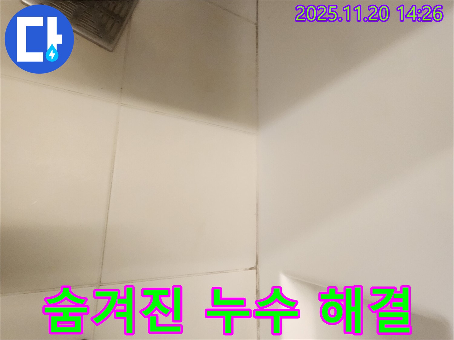 포천 가산면 욕실 - 곰팡이 냄새로 숨겨진 누수 확실하게 해결!