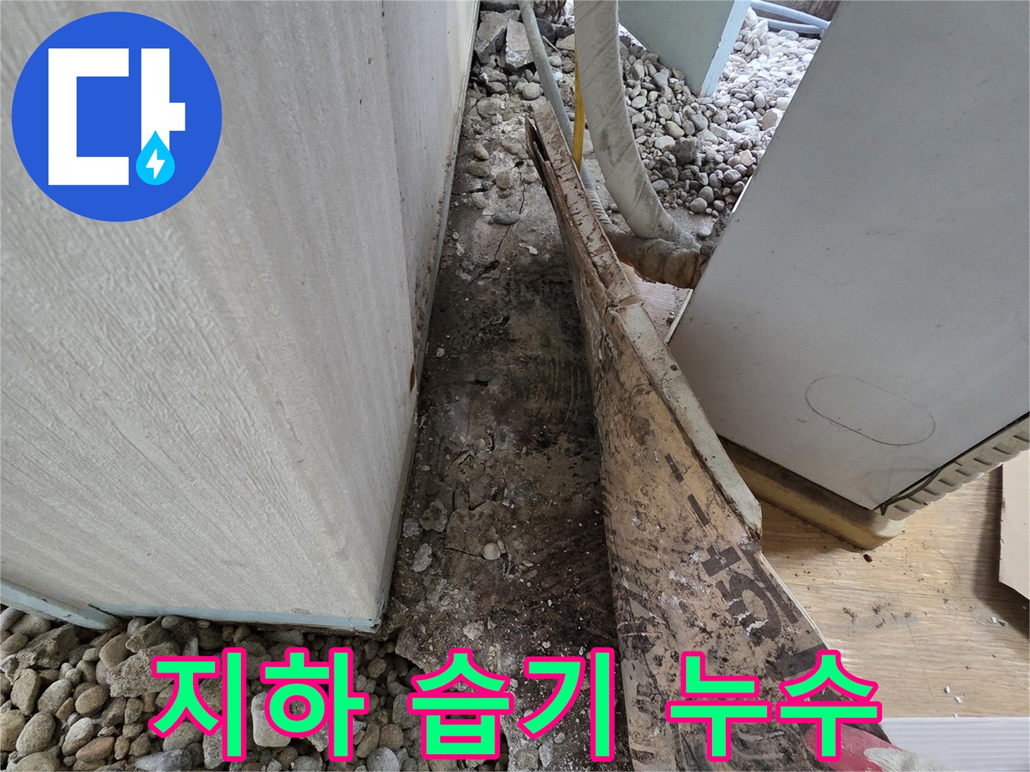 서초구 서초동 누수 - 건물 지하 방수층 파손 및 지반 습기로 인한 누수