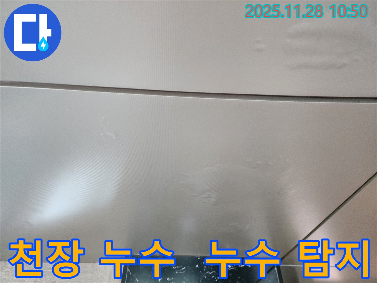 포천시 신북면 금동리 천장 누수 - 누수탐지 전문 기술로 정확한 누수 지점을 찾아내고 완벽하게 해결합니다.