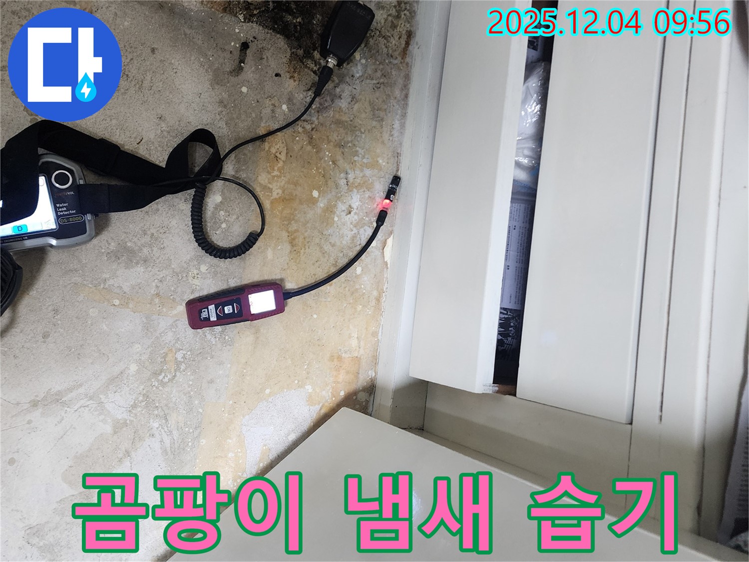 누수 해결 후 청소 - 곰팡이, 냄새, 습기 제거, 쾌적한 환경