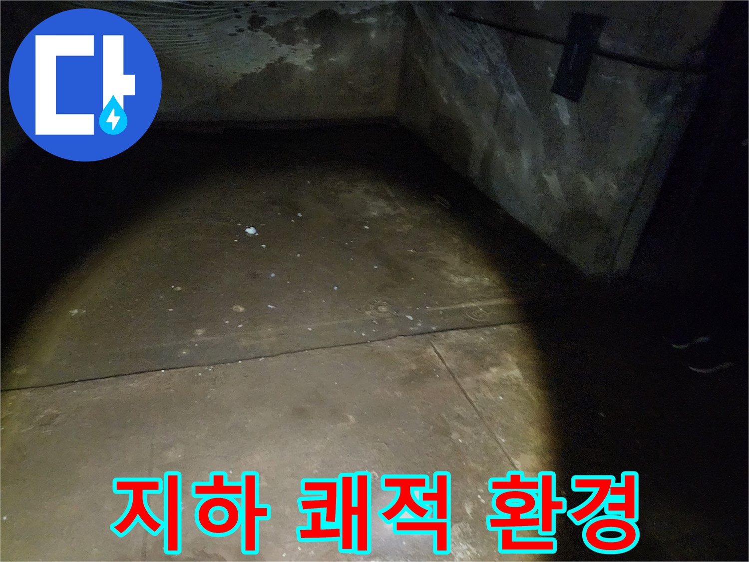 월계동 삼호아파트 37동 지하 - 곰팡이는 OUT! 쾌적함은 IN! 누수 공사로 달라진 지하 공간을 확인하세요.