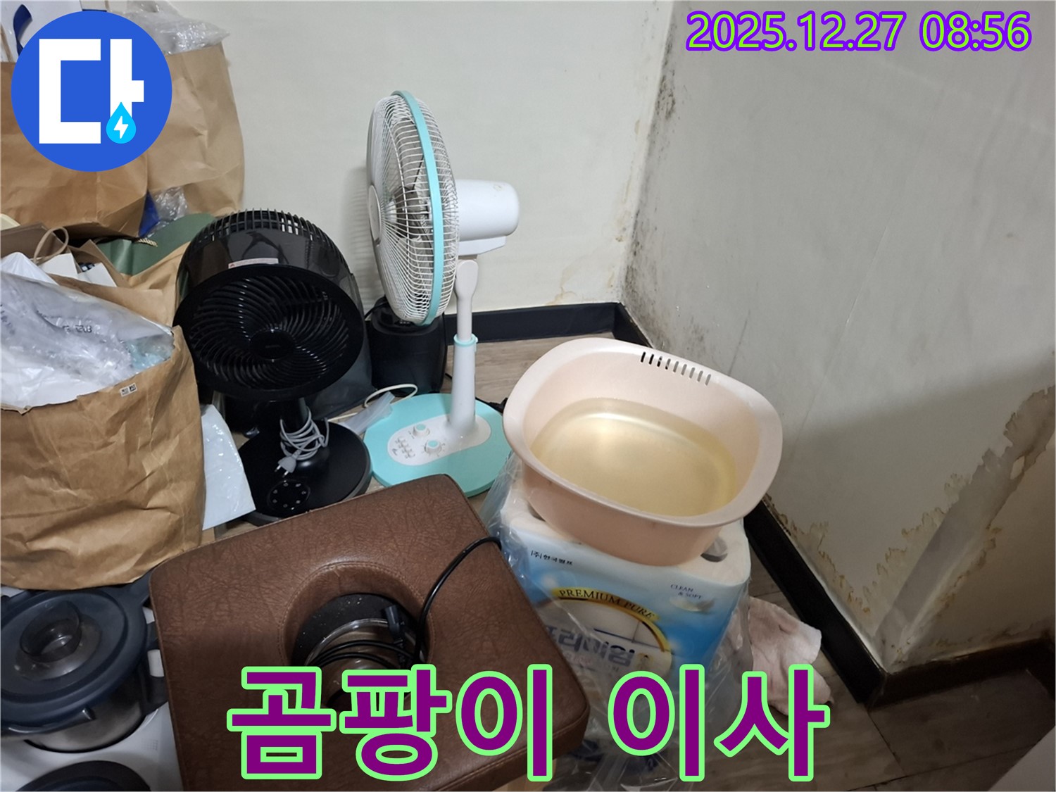 송파구 삼전동 누수 현장 - 곰팡이 때문에 이사 가고 싶으신가요? - 곰팡이 문제, 저희가 해결해 드립니다.