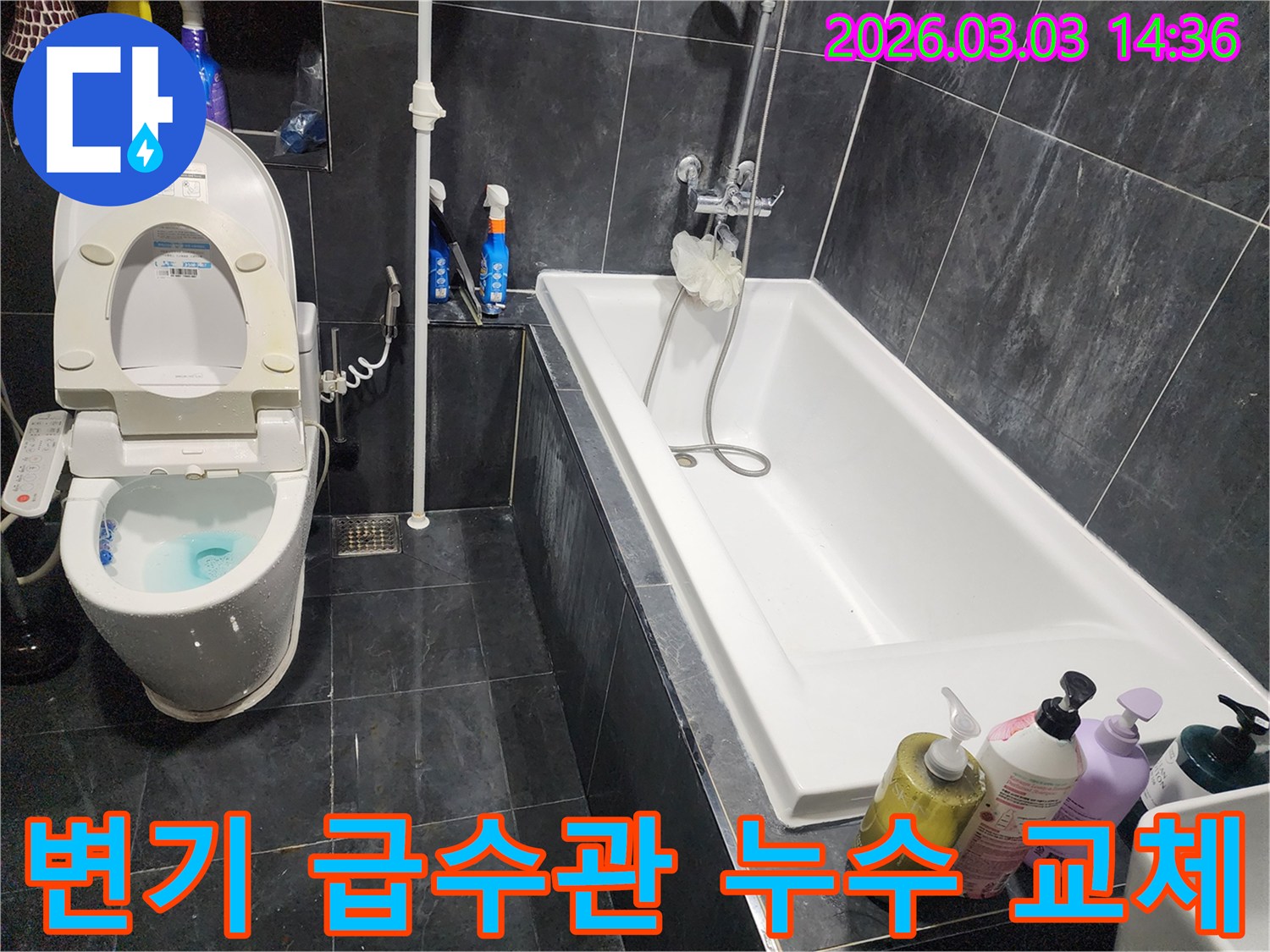 파주 서패동 화장실 변기 급수관에서 발생한 누수를-정밀 교체 및-점검으로 해결하는 과정입니다