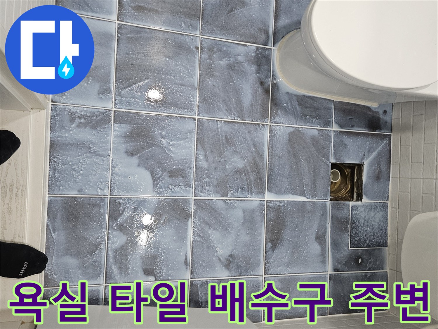 양천구-욕실-타일-배수구-주변-누수-진단