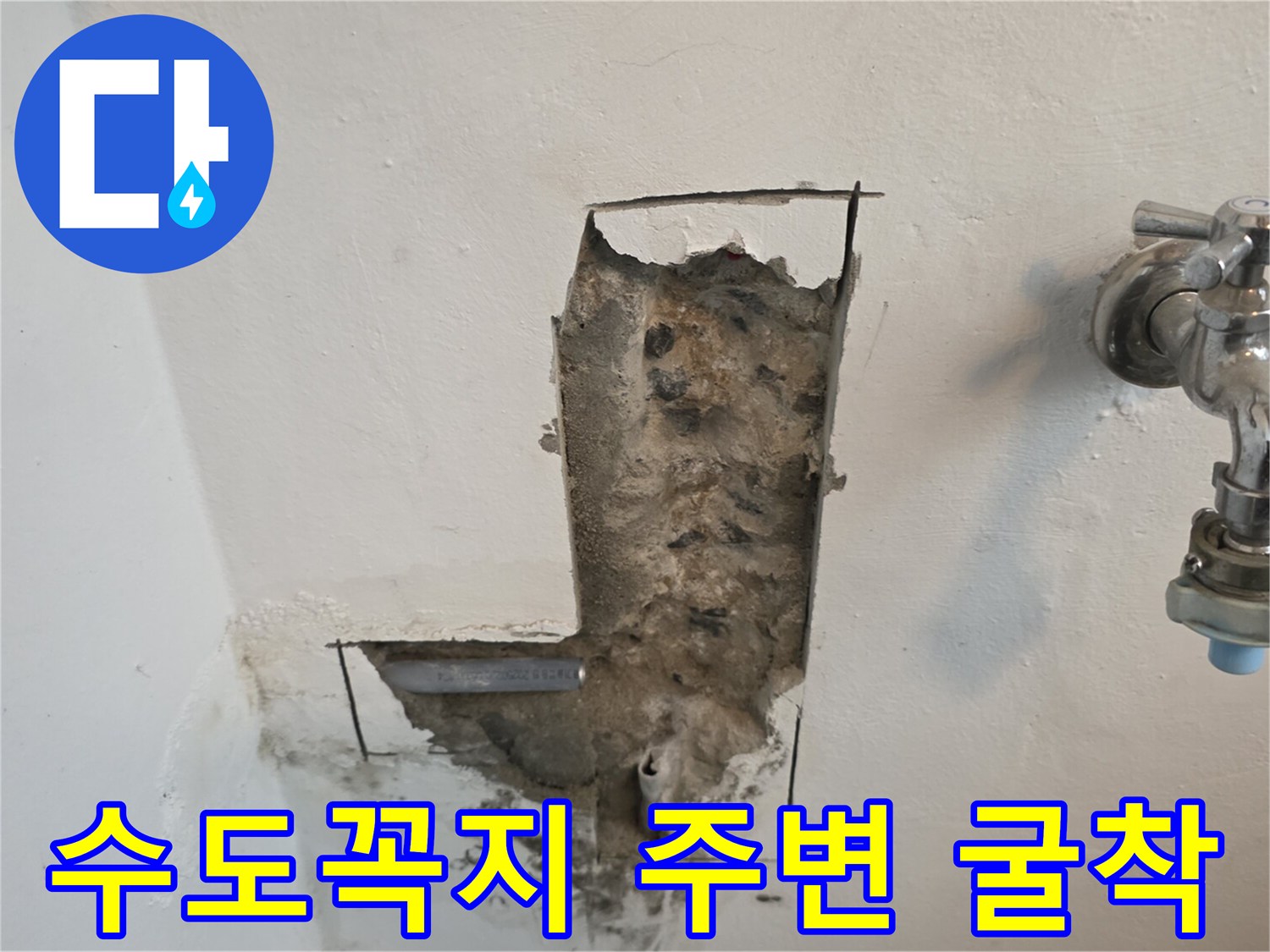 관악구-세탁실-온수-배관-누수-현장