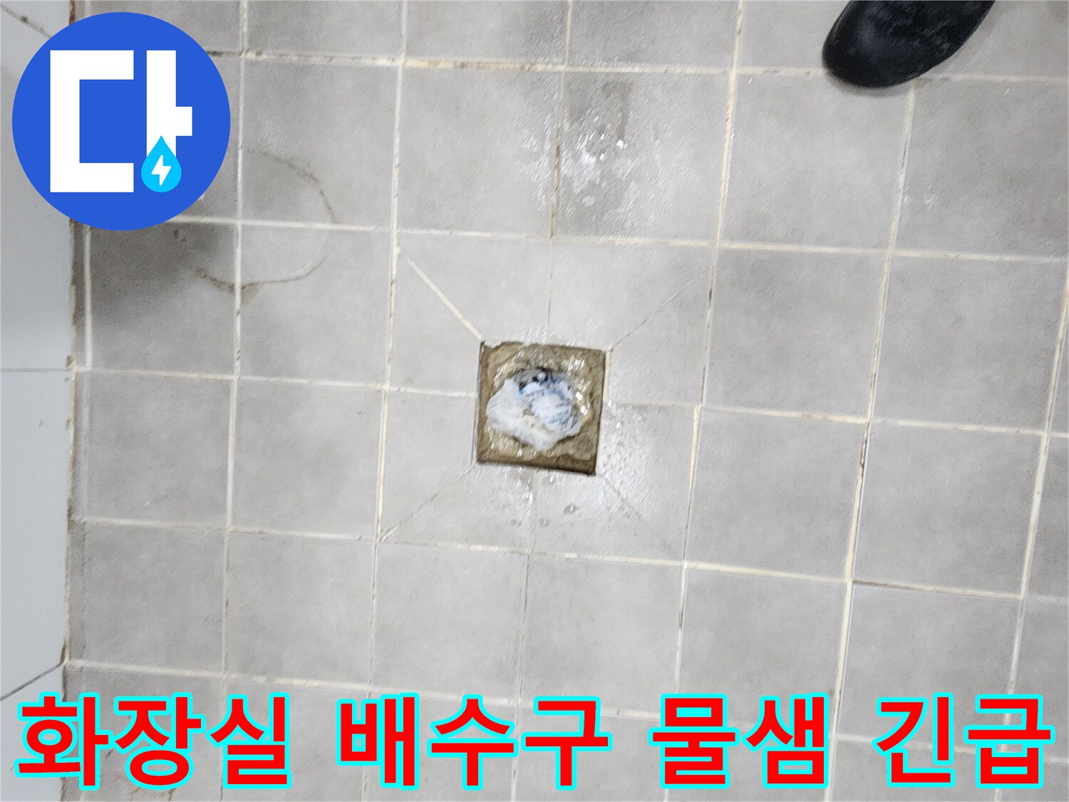 서대문구-화장실-바닥-배수구-주변-물샘-현상에-대한-긴급-조치-현장