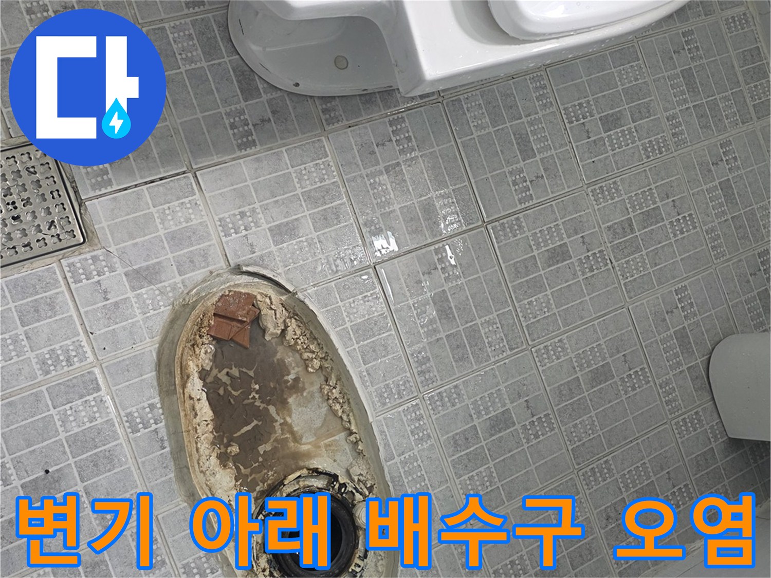 변기-하단-배수구-주변의-심한-오염상태