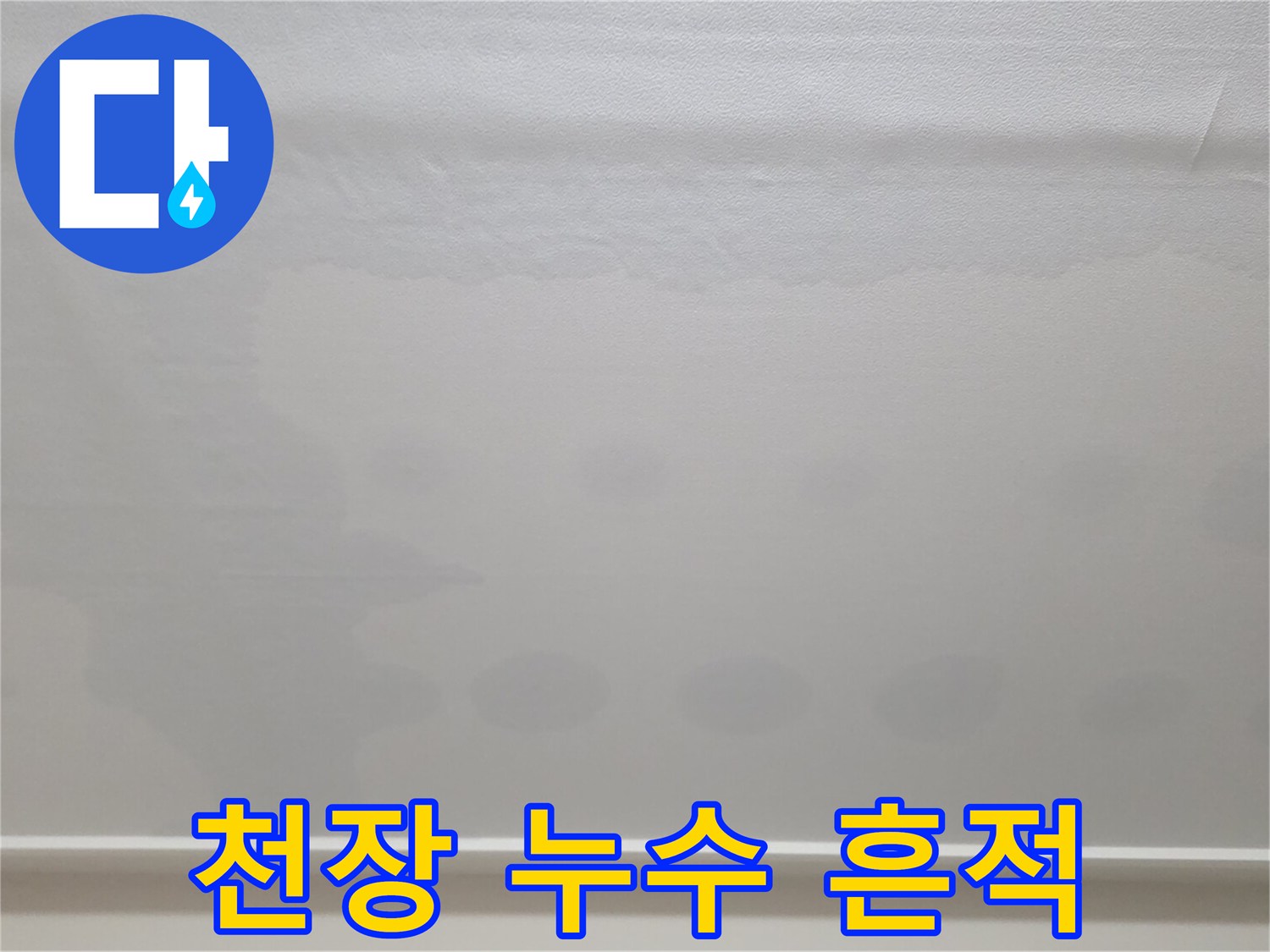일산서구-아파트-천장의-넓은-누수-변색-영역